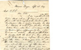 From Israel Folsom (Mineral Bayou, C.N.).  To Peter P.  Pitchlynn.  Dated Sept. 27, 1847.  Re:...