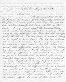 From Gustavus J. Orr (Oxford, Georgia).  To Peter P. Pitchlynn.  Dated May 3, 1854.  Re: dismissal...