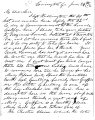 From Peter P. Pitchlynn.  To Lycurgus Pitchlynn.  Dated June 24, 1856.  Re: family news; advising...