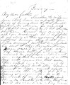 From Lycurgus Pitchlynn.  To Peter P. Pitchlynn.  Dated June 1857.  Re: his need for bail money to...